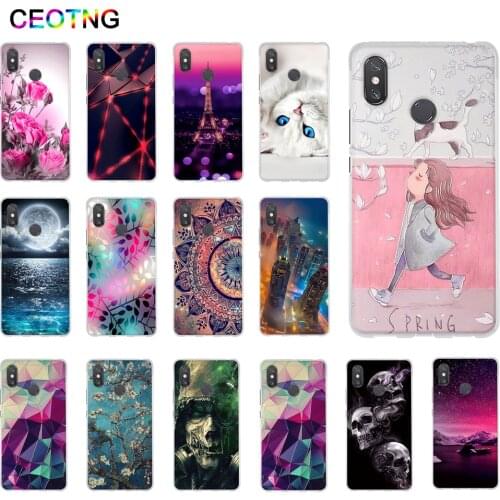 Soft TPU Case for Xiaomi Mi Max 3 Max3 Case Silicone Back Cover for Xiaomi Mi Max3 Cover Phone Shells for Xiaomi MiMax3 Fundas