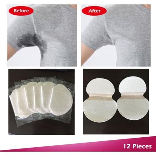 6 Packs Disposable Absorbent Underarm Guard Pads Deodorant Armpit Sheet Dress Clothing Shield Sweat Perspiration Pads Wholesale