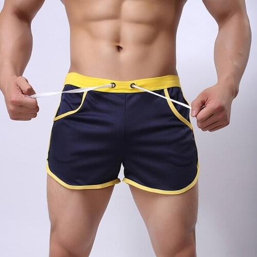 2020 New Summer Mens Brand Sport Running Shorts Slimming Men Black Bodybuilding Short Pants Male Fitness Gyms Shorts for workout