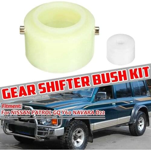 Shifter Bushing,Gearbox Shifter Bush Kit 32850‑V5001 32861‑01G00 for Nissan Patrol GQs All Models Navara D22 Models