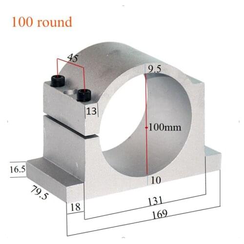 High-quality engraving machine spindle motor holding diameter 100mm electric spindle fixed seat fixture
