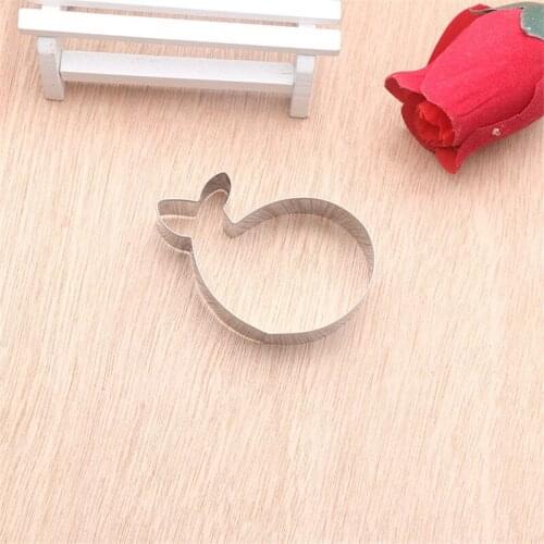 1pcs Big Head Whale Shape Cake Decorating Fondant Cutters Tools Marine Animal Cake Cookie Biscuit Kitchen Baking Molds