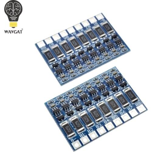8S 4.2v li-ion balancer board li-ion balncing full charge battery balance board WAVGAT