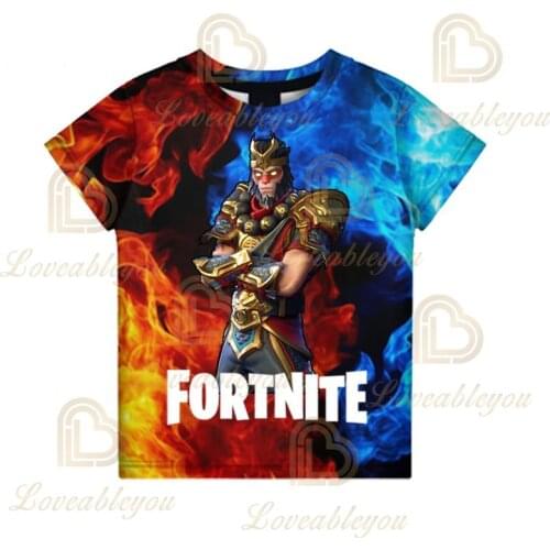 Men Women Fortnite T-shirt Battle Royale Cartoon Teen Clothes Kids 3D Harajuku Tshirt Game Graphics Toddler Girls Top Tee