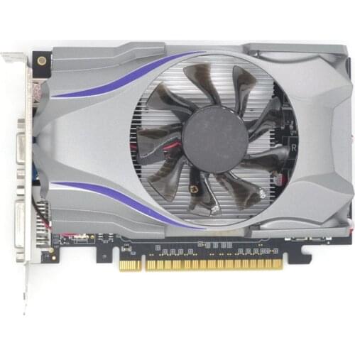 GT730 GDDR5 1GB 128Bit Express Game Video Card Ie Card BTC Mining Video Card with a Cooler Fan for GeForce