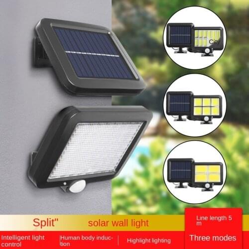 56LED Solar Powered Light Induction Wall Lamp Outdoor Motion Sensor Wall Light Wall Emergency Street Security Lamp