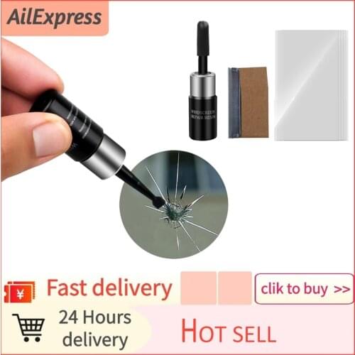 Car Windshield Cracked Repair Tool DIY Car Window Phone Screen Repair Kit Glass Curing Glue Auto Glass Scratch Crack Repair Kit