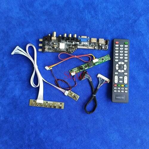 KIT LVDS 30 Pin HDMI-compatible USB VGA AV Digital LCD/LED 1920*1080 For HM236WU1/HR236WU1/M236MWF2/M236MWN4 Monitor drive board