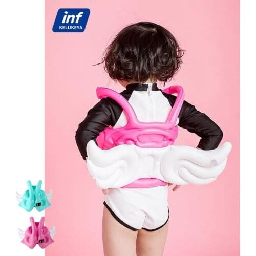 2-8 years Summer Baby Life Vest Angel Wings Kids Inflatable Life Vest for Child swimming pool game for girls boys