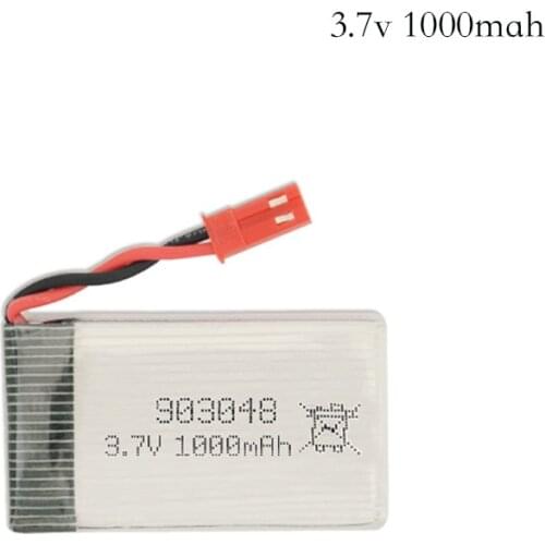 3.7V 1000mAh/1100mAH/1200mAh 20c Lipo Battery 903048 JST Plug For Remote control helicopter/Airplanes batteries Li-po 3.7v 1pcs