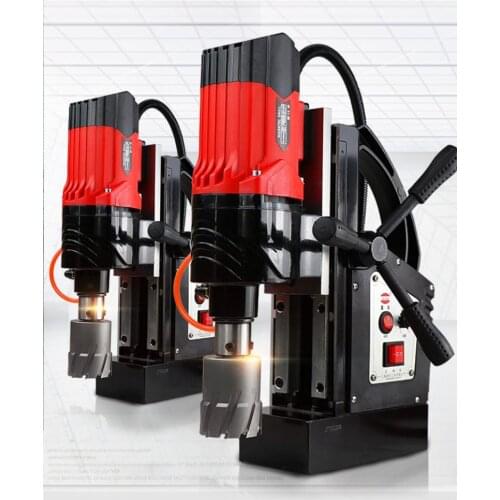 Magnetic Drill Multifunctional Magnetic Drill Hole Drill Iron Suction Drill Core Drill Portable Bench Drill Adjustable Speed