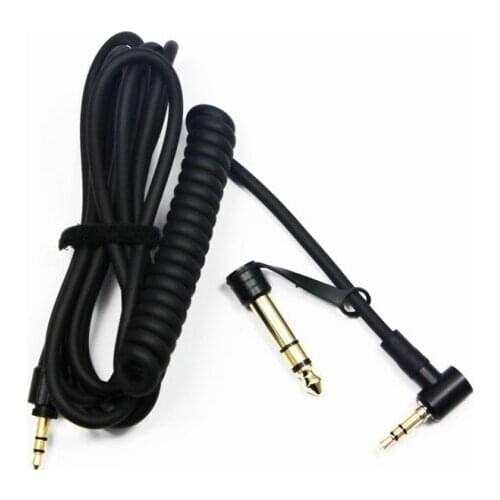 Wholesale Red 3.5MM Control Talk Cable Aux Cable For Headphones Studio Solo Pro Replacement Mic Remote Cable 50pcs/Lot