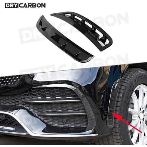 Front Fog lamp Mask Grill Fog Light Mesh Grille Covers for Mercedes Benz GLE Class W167 350 450 GLE53 AMG Sport SUV 2020+ Chrome