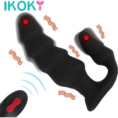 Strong Wireless Vibrator Anal Plug Butt Sex Toys for Men Prostate Massager Women Female Masturbator Machine Couple Tools Erotic