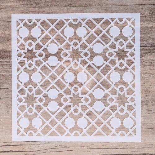 13 cm DIY Craft Layering Geometric Stencil For Painting Scrapbooking Stamping Stamps Album Decorative Embossing Paper Cards