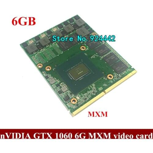 For Dell Alienware / MSI Laptop nVidia GeForce GTX 1060 GPU 6GB GDDR5 Graphics Card