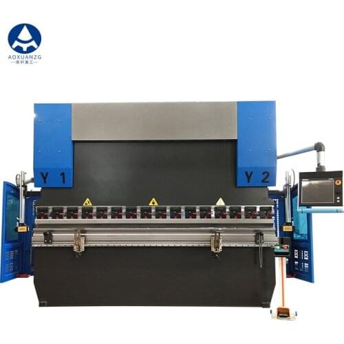 High accuacy cnc hydraulic copper sheet press brake DA66T for Metal Working