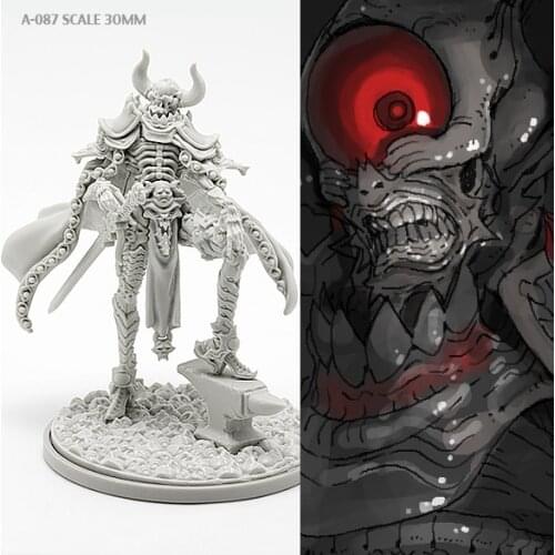 40mm Resin Kits Model Figure Self-assembled A-087