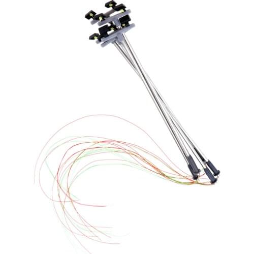 5 Pcs HO OO Scale Model Train Light Railway LED Lamp Post Street Lights Building Scenery Layout Model Accessories & Scenery