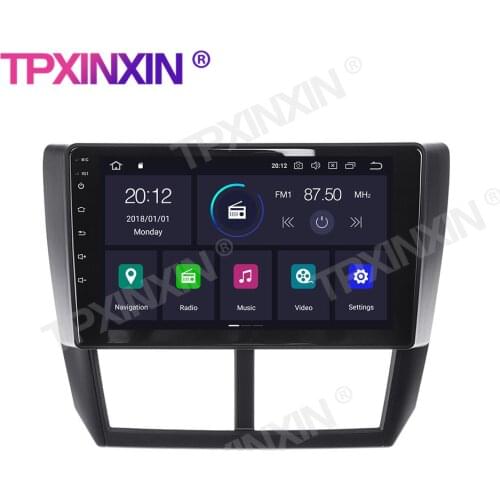 Android 10.0 DSP Car Radio GPS Multimedia Player Android Auto For Subaru Forester WRX 2008-2014 4G+64G QLED Navigation Headunit