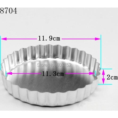 BAKEST 50pcs per lot 3d Chrysanthemum Aluminum Alloy Cake Baking Molds Bakeware Pudding Pie Pans