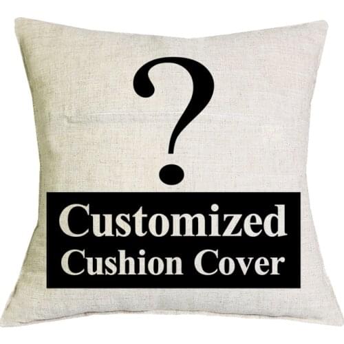 Customized Cushion Cover Throw Pillowcase housse de coussin Home Decor Print Pet ,wedding personal life photos customize gift