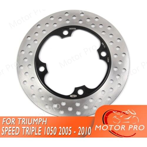 Rear Brake Disc For Triumph Speed Triple 1050 2005 - 2010 Brake Rotor Disk Motorcycle 2006 2007 2008 2009 Daytona 675 R 675R