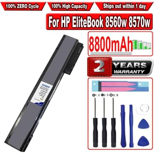 HSABAT 8800mAh VH08 VH08XL Battery for HP EliteBook 8560w 8570w 8760w 8770w HSTNN-IB2P HSTNN-I93C 632425-001 632427-001 PC