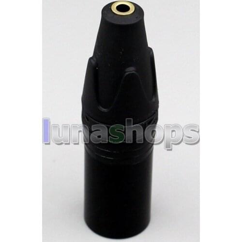 LN006323 XLR Balanced 4 Pin Male To 3.5mm 3 Pole Female Audio Converter Adater Plug
