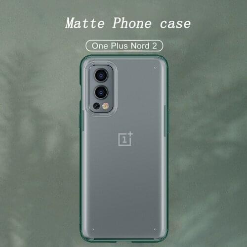 Bumper Matte Phone Case for OnePlus Nord 2 5G CE 8T Cover Hard PC Armor Back Cover for One Plus Nord2 8 9 7T Pro N10 N100 Cases