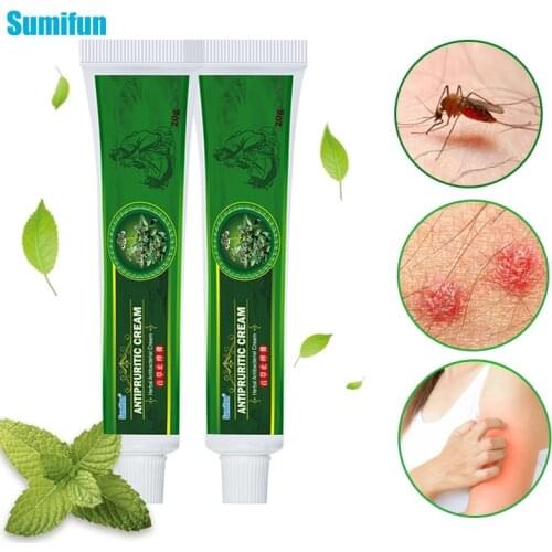 Sumifun 2pcs Skin Care Psoriasis Ointment Chinese Herbal Medicine Creams Ointment Anti-itch Mosquito Bites Bacteriostasis Health