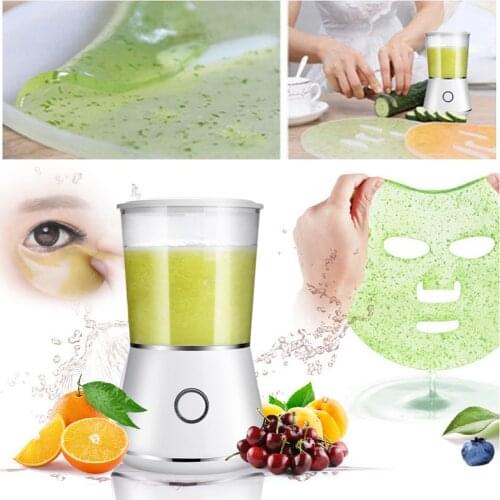 Mini Face Mask Machine Automatic Fruit Face Mask Maker DIY Automatic Vegetable Natural Collagen Fruit Skin Care Home Makeup