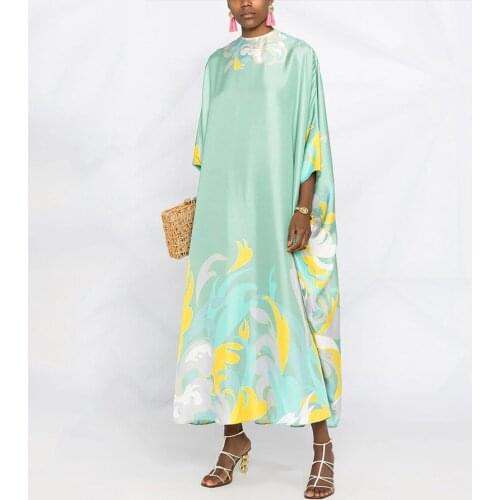 Fashion New Moroccan Kaftan Muslim Abaya Dubai Evening Dresses Turkey Long Dresses Large Plus Size Ramadan Maxi Dress