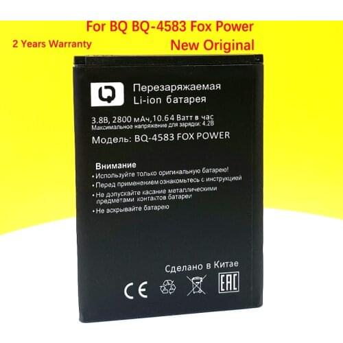 NEW Original 2800mAh Battery For BQ BQS 4583 Fox Power Phone In Stock High Quality Battery+Tracking Number