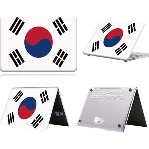 South Korean Flag Anti-slip Laptop Case For MateBook 13/13 AMD Ryzen/14/D14/D15/X 2020/X Pro/Pro 16.1/Honor MagicBook 14/15