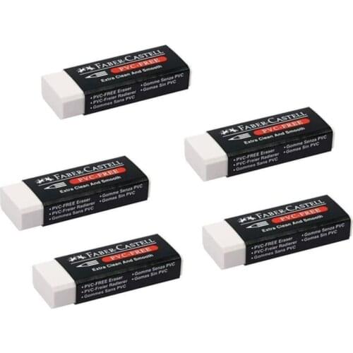 Pvc Free No:20 White Eraser 5 Pcs