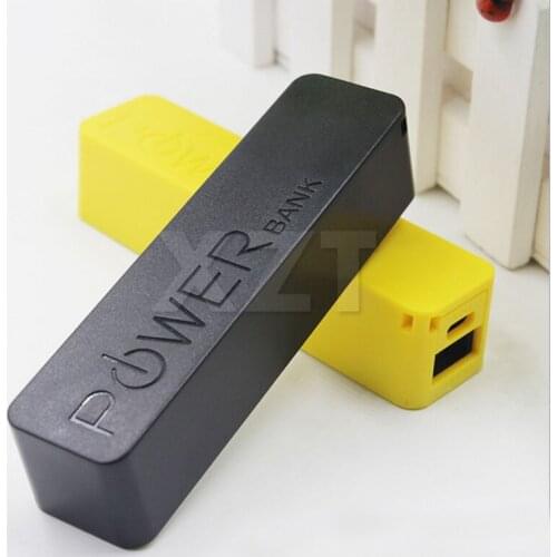 PZ 1PCS DIY Power Bank Backup Battery Case Colors Kit Storage Battery Holder Box For Mobile Phone not include battery