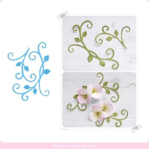 Rattan and Leafs Metal Cutting Dies for DIY Scrapbooking Photo Album Decorative Embossing Paper Card Crafts Die Cut 2019