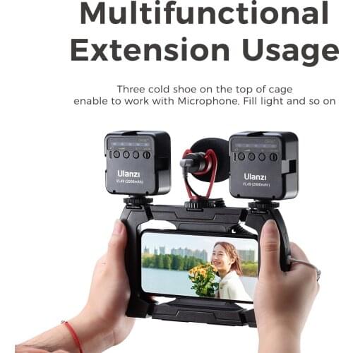 Ulanzi U-Rig Lite Handheld Camera Bracket Ordinary Version Mobile Phone 1/4 Photography Camera Vlog Expansion Holeder Shooting