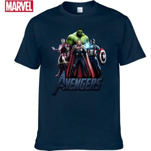 Marvel The Avengers Short sleeve tee Mens shirts Summer T-shirt cotton graphic t shirts 2021 Tops #10
