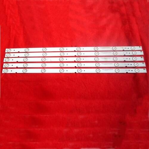 1Set=5PCS LED Backlight Strip 8Lamps For CL-32-D508-V5 For BDM3200FC AOC 315LM00001 I3242VW T3242M TPT315B5-EUJFFA