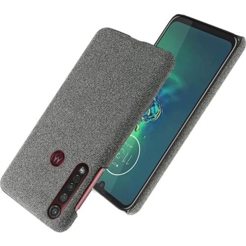 Slim Cloth Texture Cover For Motorola Moto G8 Plus Case Fabric Ultrathin Antiskid Capa For Motorola Moto G8 Plus G8plus XT2019