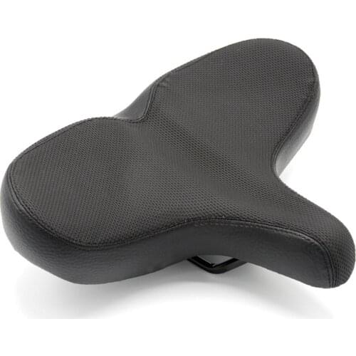 Comfort Bike Seat Extra Wide Big Bum Bike Bicycle Soft Pad Saddle Seat Cushion Men Padded Saddle For Bike Bicycle Saddle