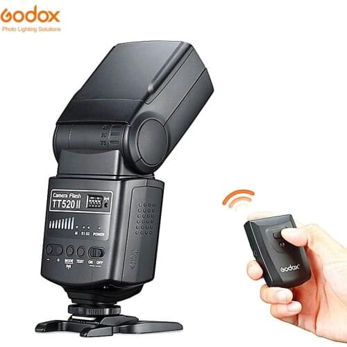 GODOX TT520 II Universal Flash Speedlite Digital Cameras with Standard Hot Shoe for DSLR Cameras Canon Nikon Pentax Olympus
