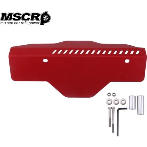 High Quality Assurance Alternator Pulley & Belt Cover for Subaru WRX & STi 02-17 Red/Black-YX00294