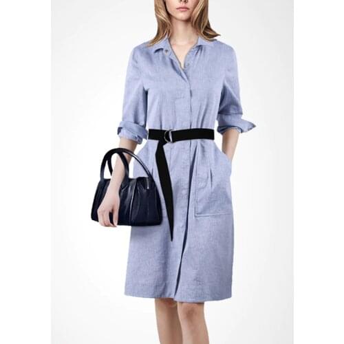 ZIPIPIYF Fashionable Shirt Dresses
