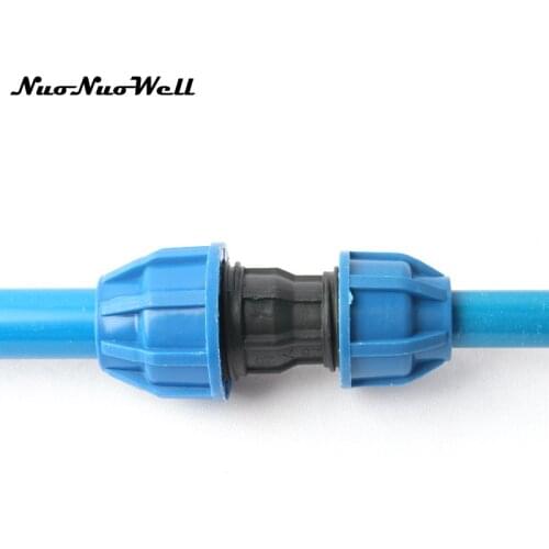 1pc NuoNuoWell PE 25mm to 20mm Pipe Reducing Straight Quick Connector For Water Pipe Repair PPR PVC Tube Adapter
