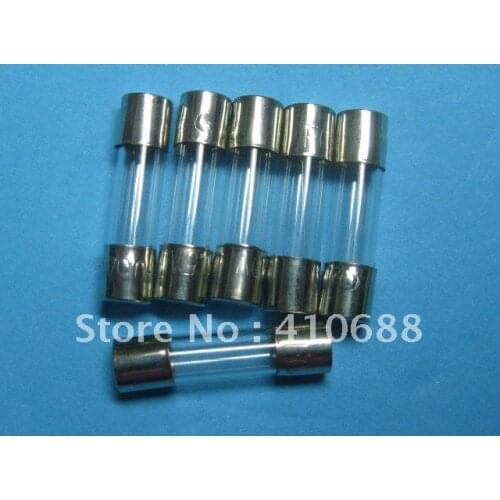 100 Pcs Per Lot Slow Blow Glass Fuse 2A T2A 250V 5mm x 20mm Hot Sale