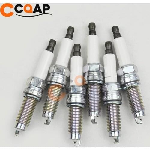 6pcs/lot Iridium Spark Plug 101905622 ILZKR7A For 07-10 Q7 3.6L V6 Passat Phaeton 101 905 622