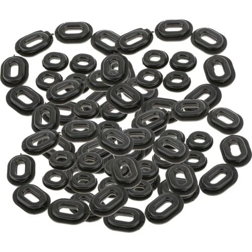 72Pcs Rubber Grommet Mounting Pack Panel Fairing Washer for Honda CG125